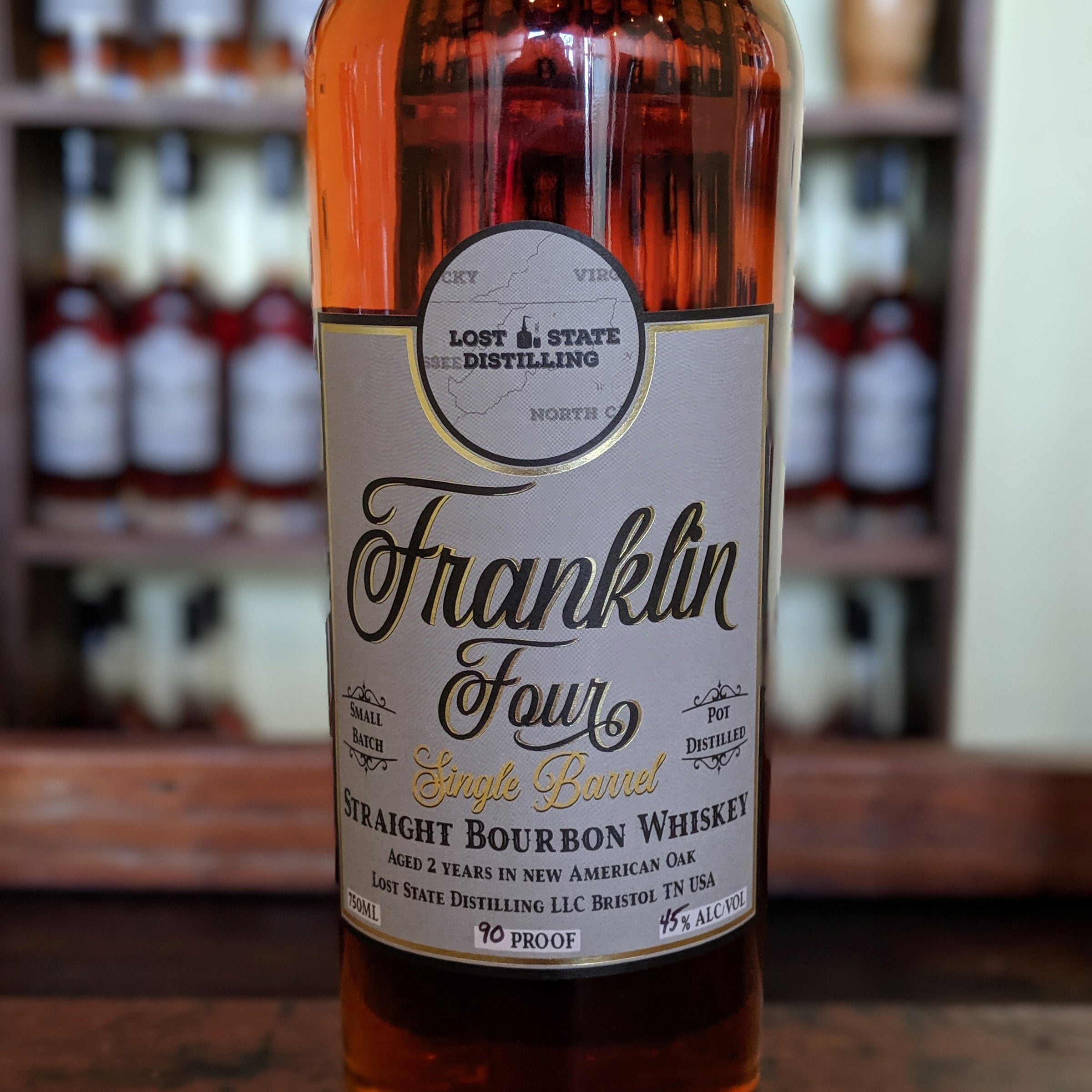 Franklin Four Straight Bourbon | Lost State Distilling